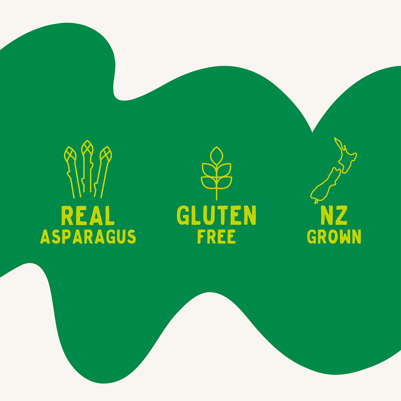 Double Smoked BBQ packs - Freeze Dried Asparagus