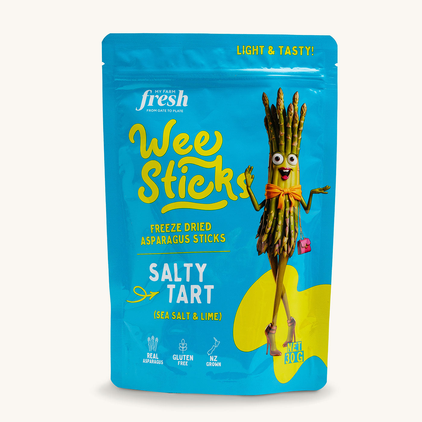 Sea Salt & Lime packs  - Freeze Dried Asparagus